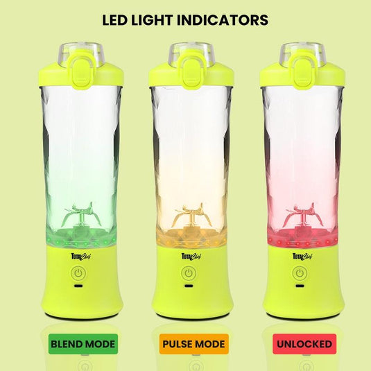 Total Chef Portable Blender, 600 ml Yellow