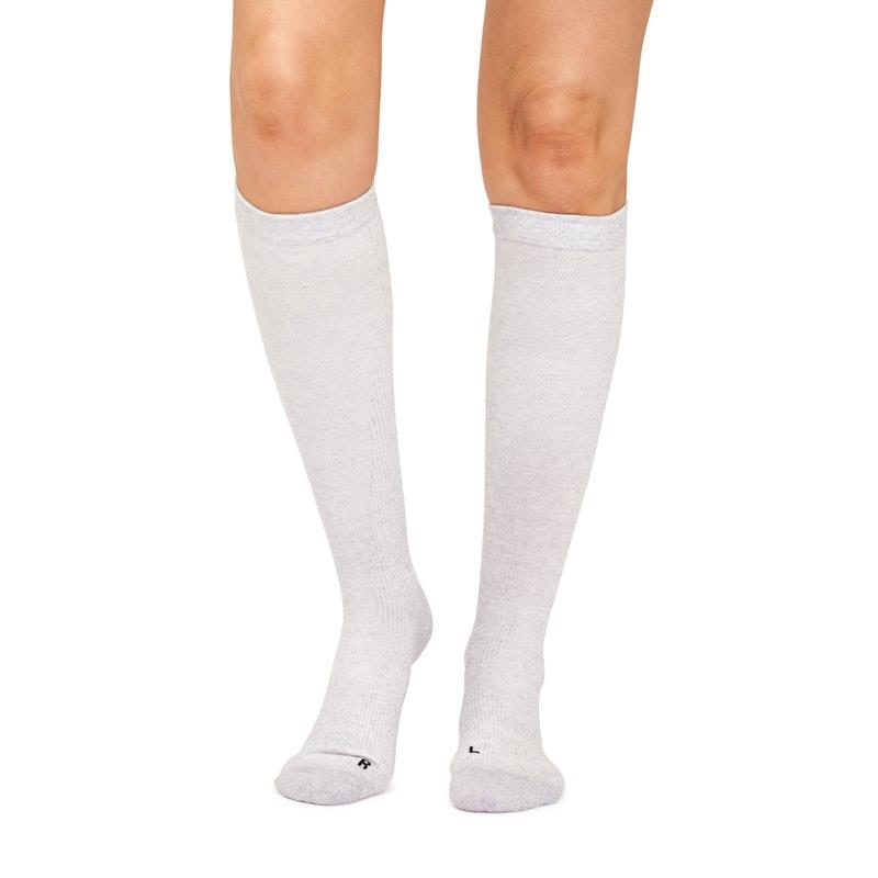 Load image into Gallery viewer, Overlander 3 Pairs of Women's Merino Wool Health Compression Socks - Grey Melange Size 2-8
