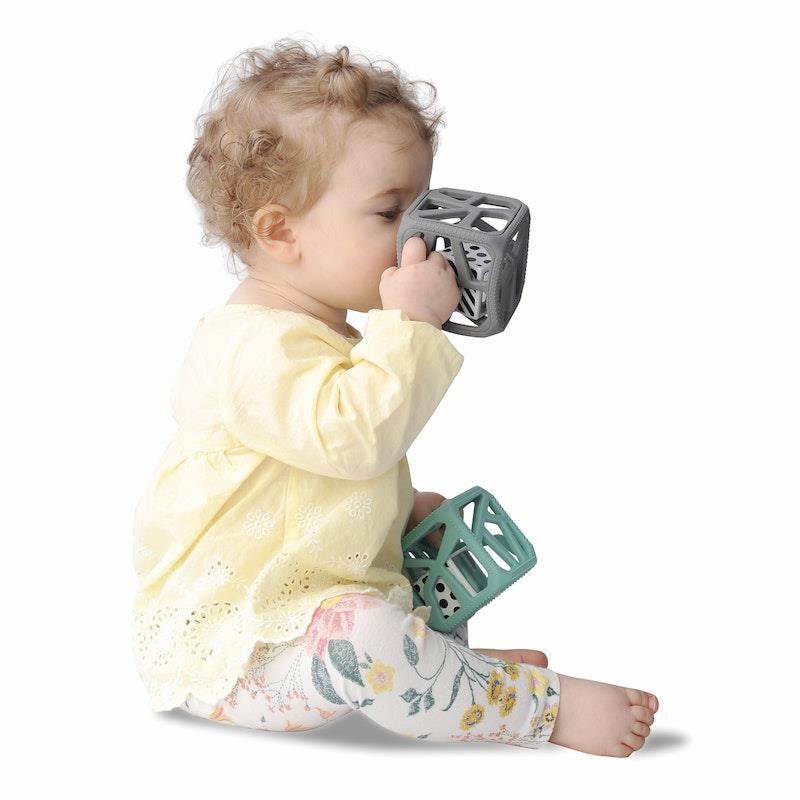 Load image into Gallery viewer, Malarkey Kids Sensory Teething Duo Grey
