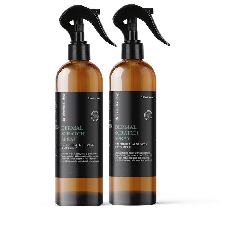 Load image into Gallery viewer, Essential Dog Dermal Scratch Spray for Dogs: Aloe Vera, Calendula &amp; Vitamin E 2Pack
