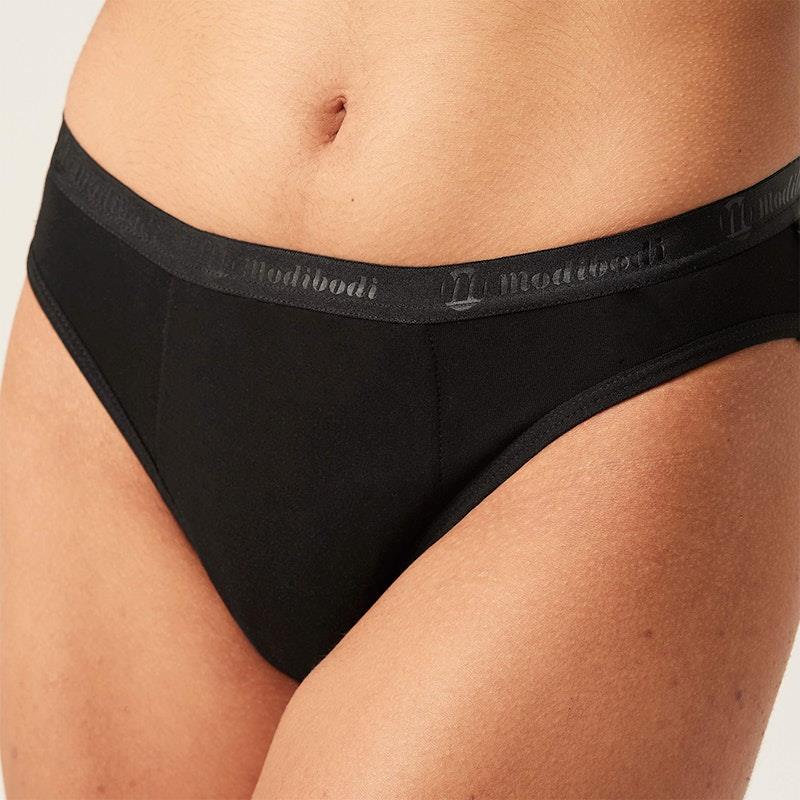 Load image into Gallery viewer, Modibodi Classic Period Underwear Bikini Super Absorbency 3 Pack Medium
