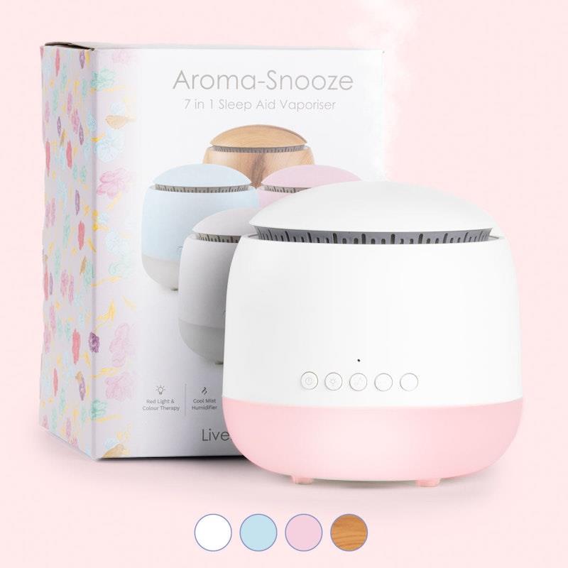 Load image into Gallery viewer, Lively Living Aroma-Snooze 7 in 1 Sleep Aid Humidifier White
