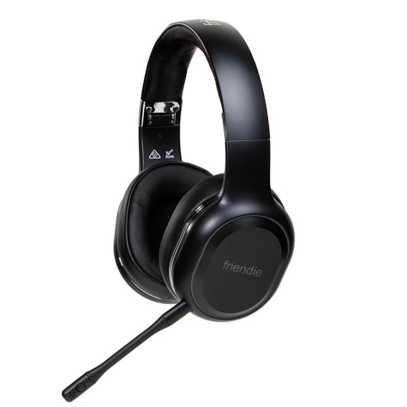 Load image into Gallery viewer, Friendie AIR Duo Matte Black (Over Ear Wireless Headphones) 1Set

