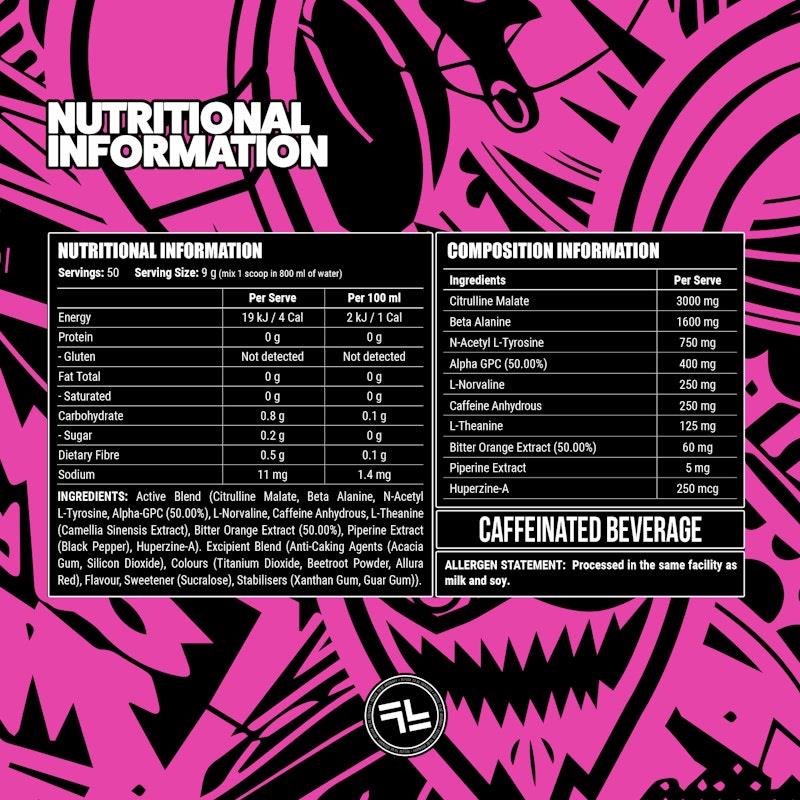 Load image into Gallery viewer, Faction Labs Disorder Original - 50 serves Pink Bits
