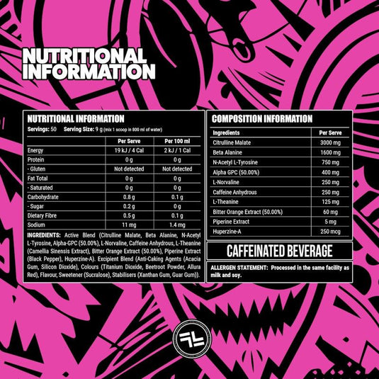 Faction Labs Disorder Original - 50 serves Pink Bits