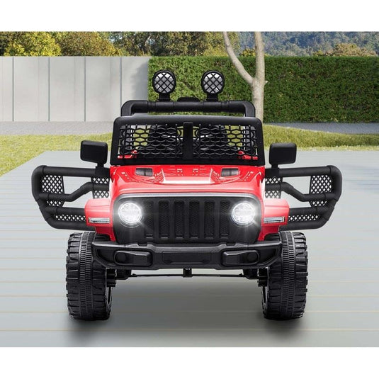 Mazam Ride On Car Electric Jeep Toy Remote Car MP3 LED lights 12V Red