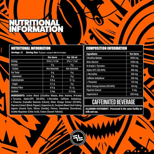 Faction Labs Disorder Original - 50 serves Orange Firm
