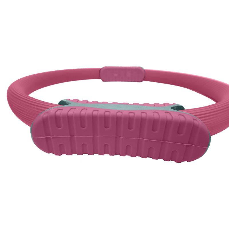 Load image into Gallery viewer, Powertrain Pilates Ring Band Yoga Home Workout Exercise Band Pink

