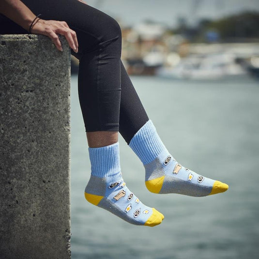 Glucology Copper based Socks 2 Pairs Small/ Eggs