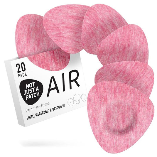 Not Just a Patch CGM AIR Patches for Freestyle Libre and Medtronic -Multicolour 20pk