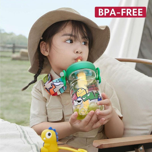 Bc Babycare T-REX TOBY Water Straw Cup Green