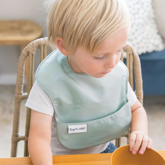 Tiny Twinkle - Mess-proof Easy Bib 5 Pack Boy Set 1