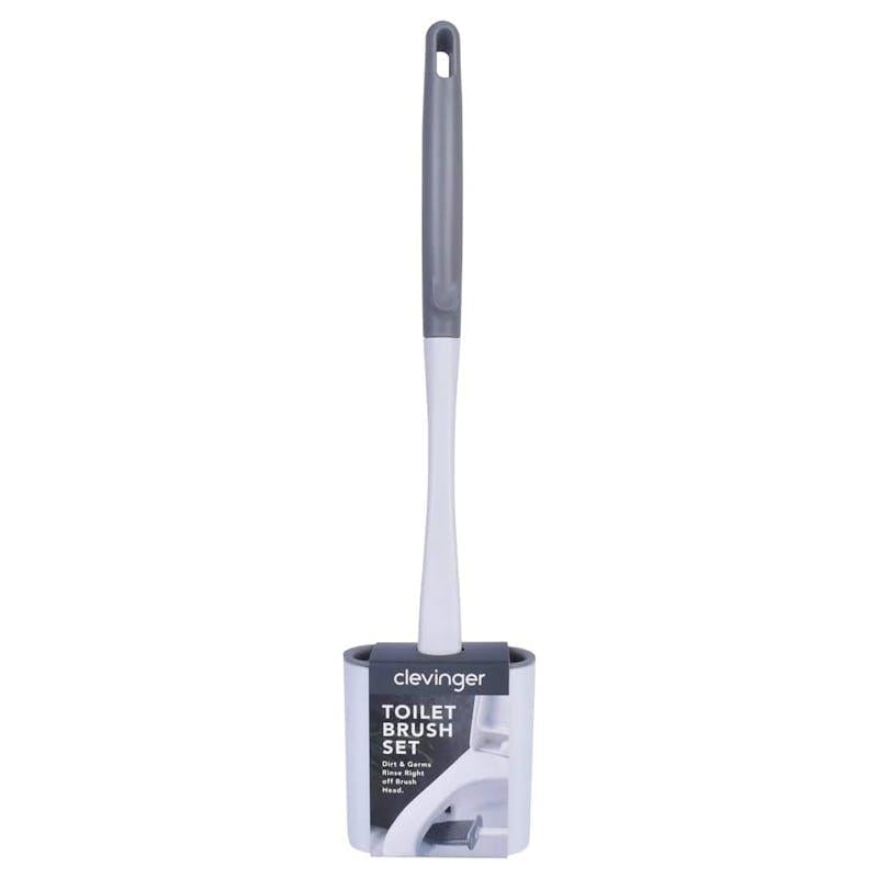 Load image into Gallery viewer, Clevinger Flexible Silicone Toilet Brush &amp; Holder 2Pack
