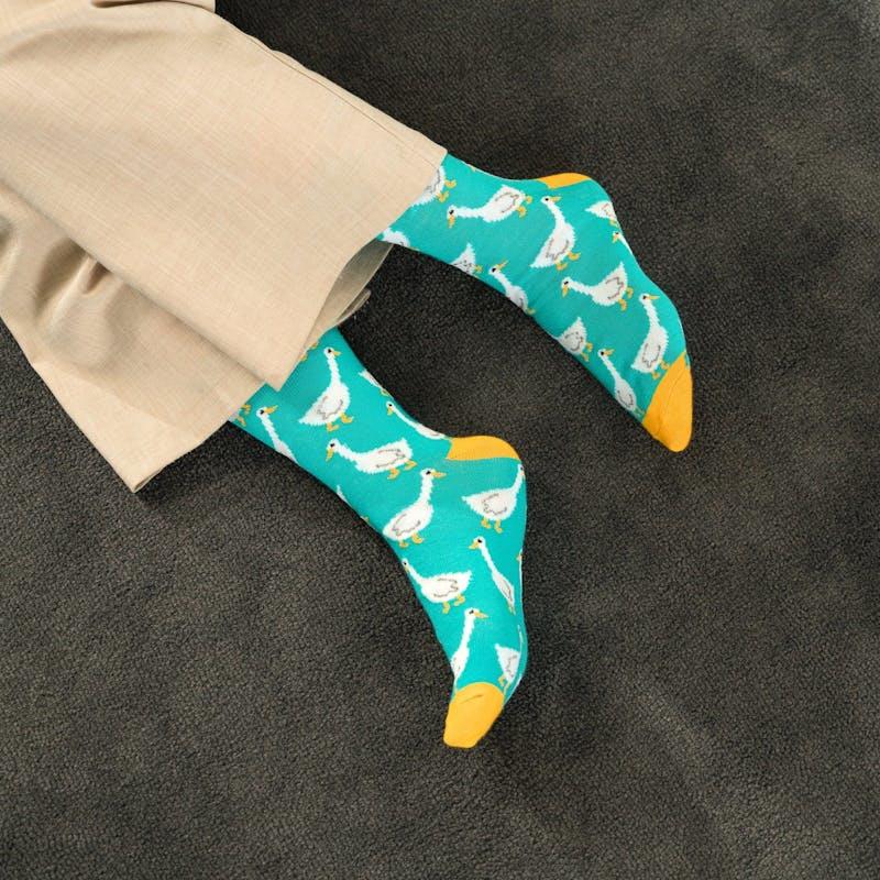 Load image into Gallery viewer, Sock Exchange 8 Pairs Fashion Novelty Funny  Socks one Size 5-13 Bundle
