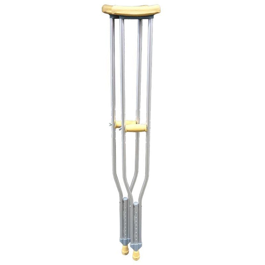 Livingstone Underarm Crutches Large Aluminium Adjustable 134-154cm 1Pair