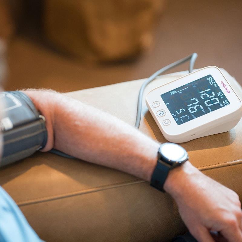 Load image into Gallery viewer, Jumper Upper Arm Auto Blood Pressure Monitor - Extra Large Backlit LCD 1Unit
