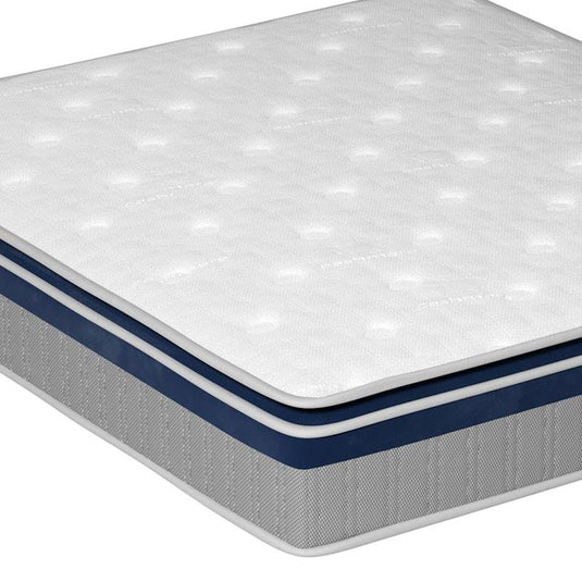DreamZ Spring Mattress Pillow Top 7 Zone Pocket Spring  Memory Foam 32CM Queen