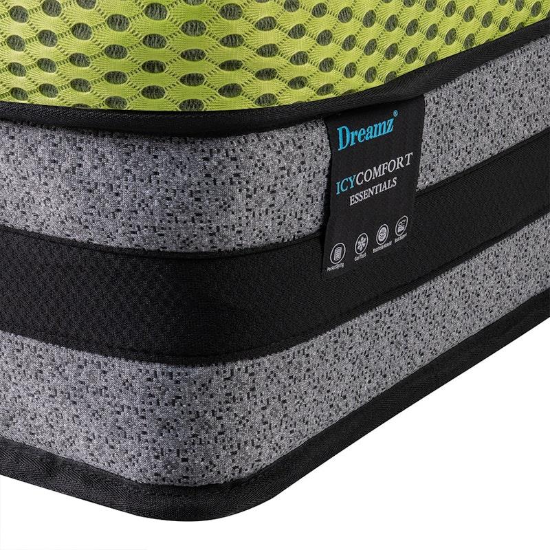 Load image into Gallery viewer, DreamZ Cooling Mattress Pocket Spring Euro Top Bed Foam 7 Zone King
