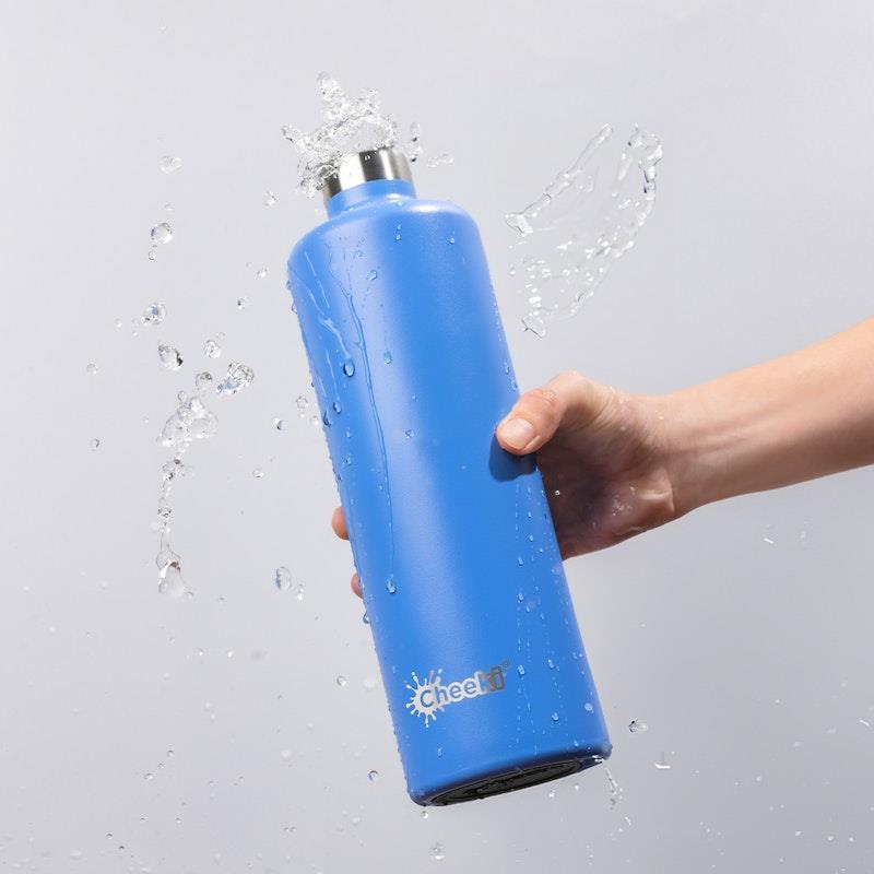 Load image into Gallery viewer, Cheeki 1 Litre Insulated Classic Bottle Azure
