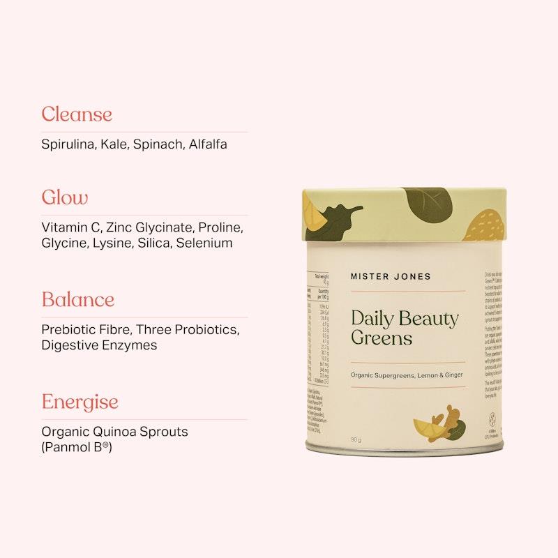 Load image into Gallery viewer, Mister Jones Daily Beauty Greens Medium 90g
