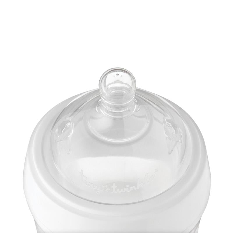 Load image into Gallery viewer, Tiny Twinkle - Silicone Baby Bottle - White 180ml
