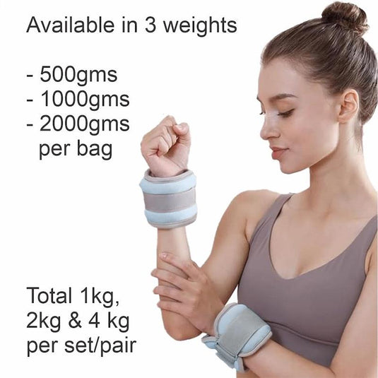BodyAssist Iron-Sand Weight Strap Set 2x2kg One Size