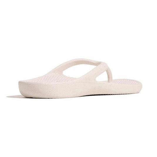 Archline Orthotic Foam Thongs Arch Support Flip Flops Orthopedic Rebound - White Euro Size 36