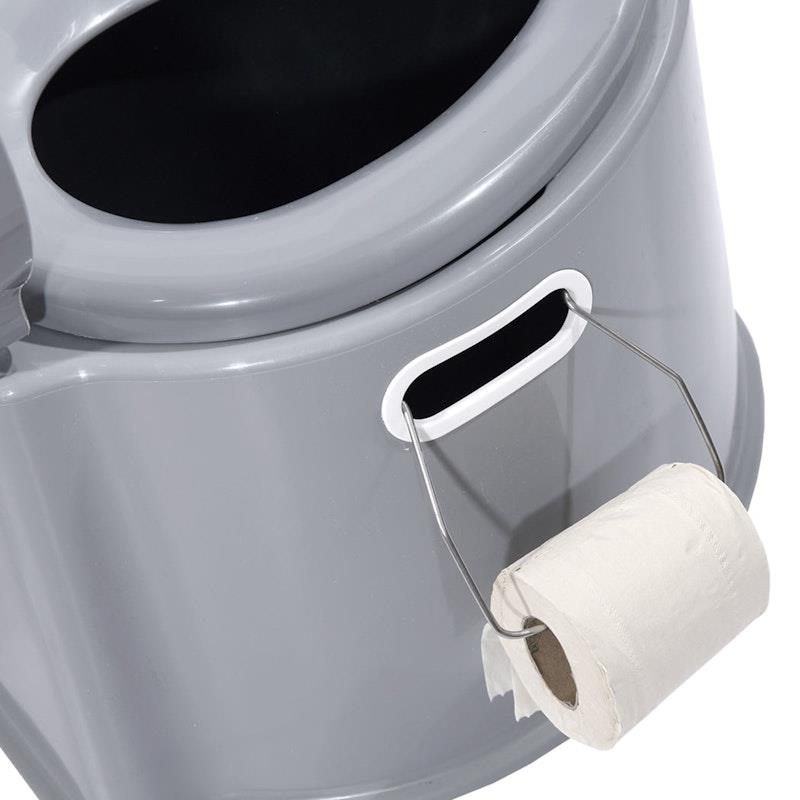 Load image into Gallery viewer, Traderight 6L Camping Toilet Outdoor Portable Potty Caravan Travel Boating Bucket Brush 1Unit
