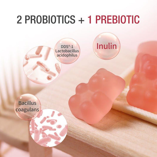 Teddi Lab by Unichi Pre & Probiotics Gummy 60s x3 - Gut Health & Digestive Support Pack