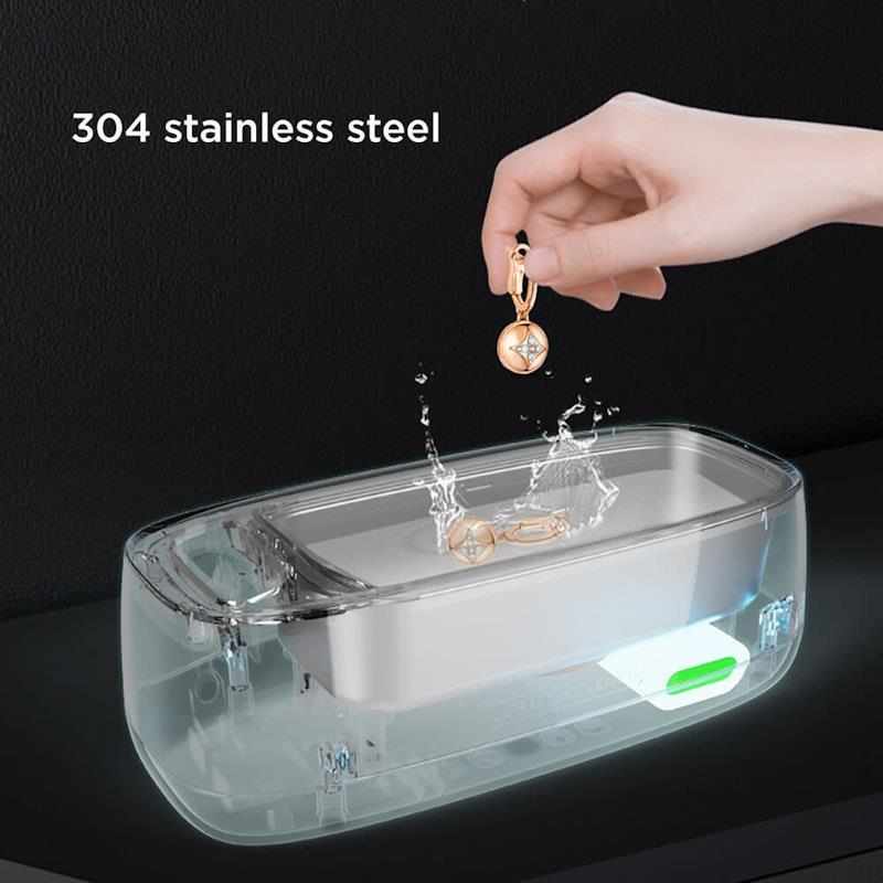 Load image into Gallery viewer, Caremax Stainless Jewelry Ultrasonic Cleaner 300ml 1Unit

