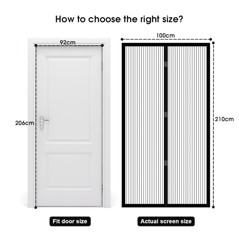 Load image into Gallery viewer, Living Today Instant Fly Screen, Mosquito, Insect, and Bug Free Curtain 1Pack
