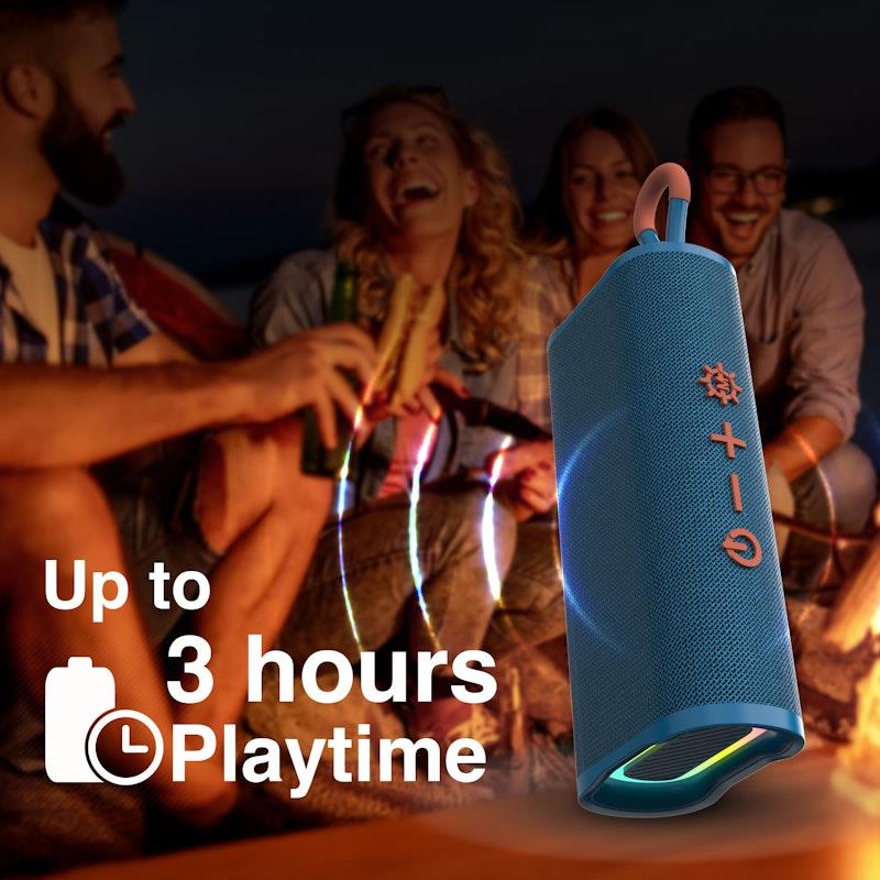 Load image into Gallery viewer, Laser Splash Proof Bluetooth Speaker Blue
