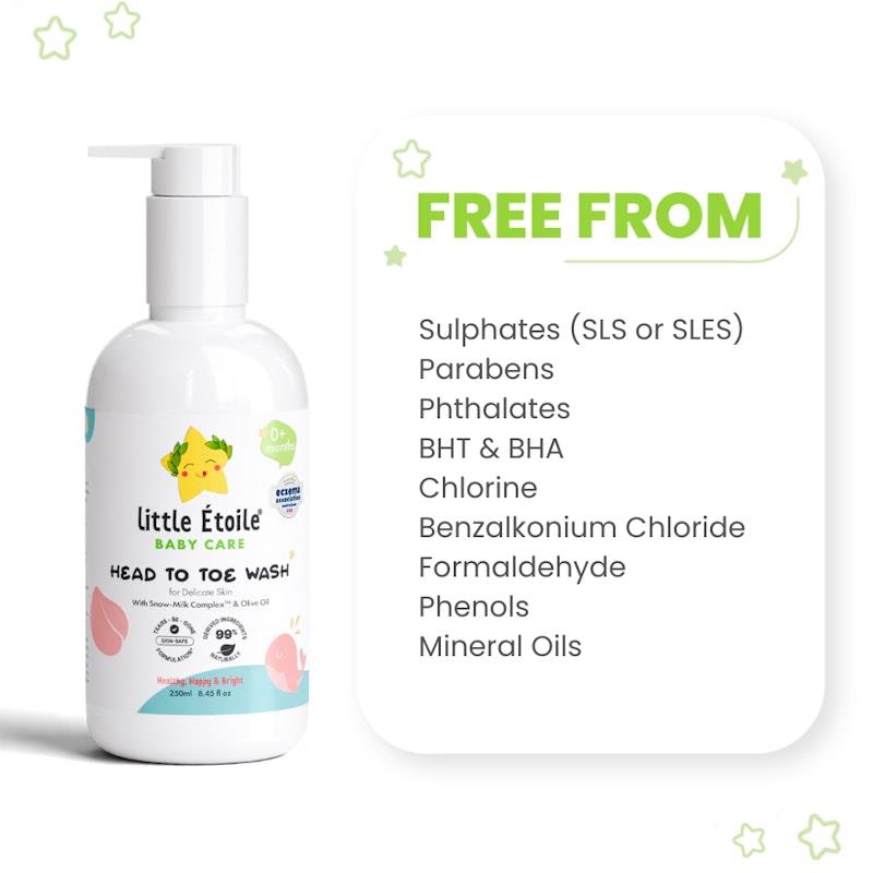 Load image into Gallery viewer, Little Etoile Head to Toe Wash for Delicate Skin (0+ month) 250ml
