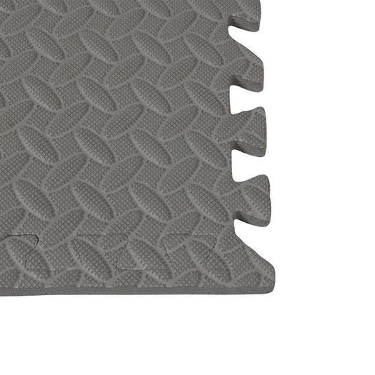 BoPeep EVA Foam Kids Play Mat Floor Baby Crawling Interlocking Waterproof Grey 4Pack
