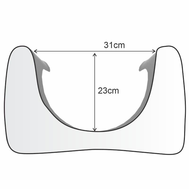 Load image into Gallery viewer, Squatty Potty Curve Stool 7 Inch White
