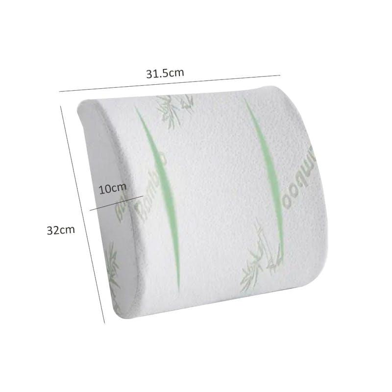 Load image into Gallery viewer, Clevinger Bamboo Memory Foam Back Support Office, Car Pillow 1pk

