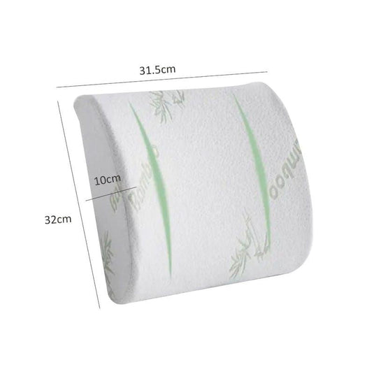 Clevinger Bamboo Memory Foam Back Support Office, Car Pillow 1pk