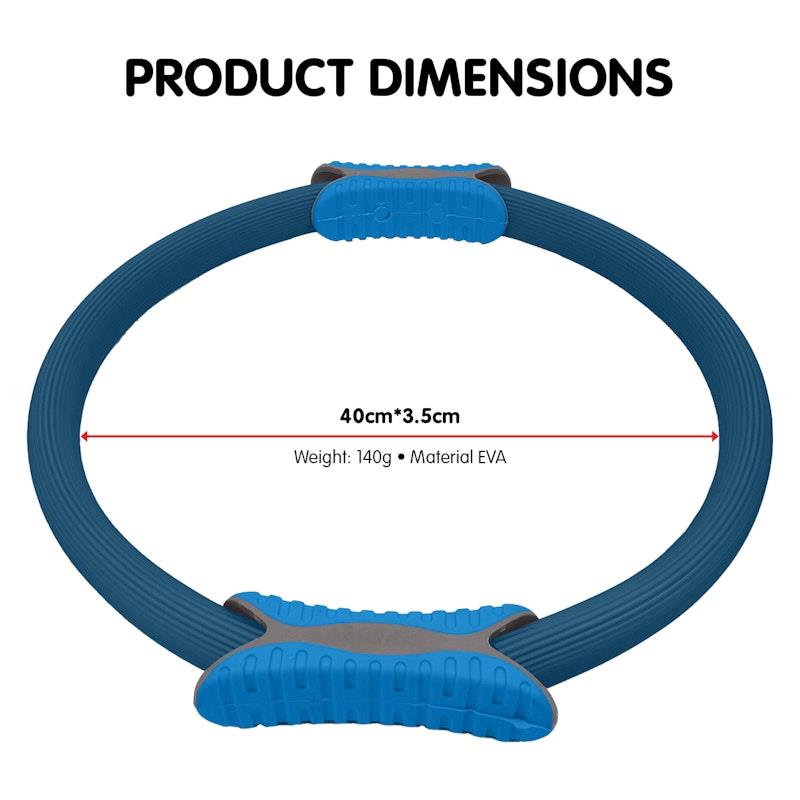 Load image into Gallery viewer, Powertrain Pilates Ring Band Yoga Home Workout Exercise Band Blue
