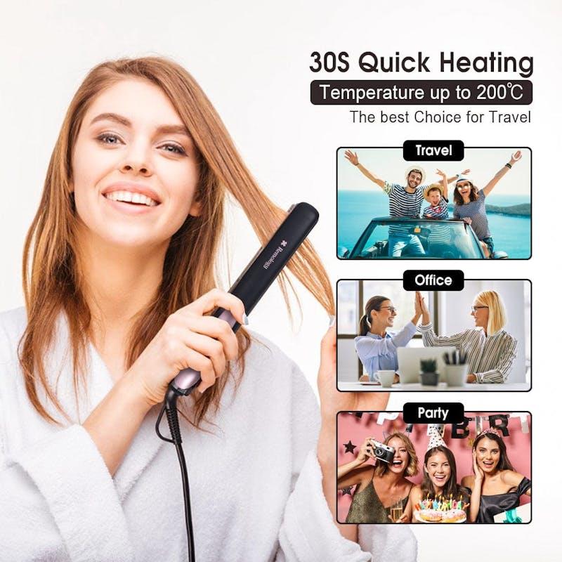 Load image into Gallery viewer, Remology Ceramic Hair Straightener – Fast Heat Flat Iron 1Unit
