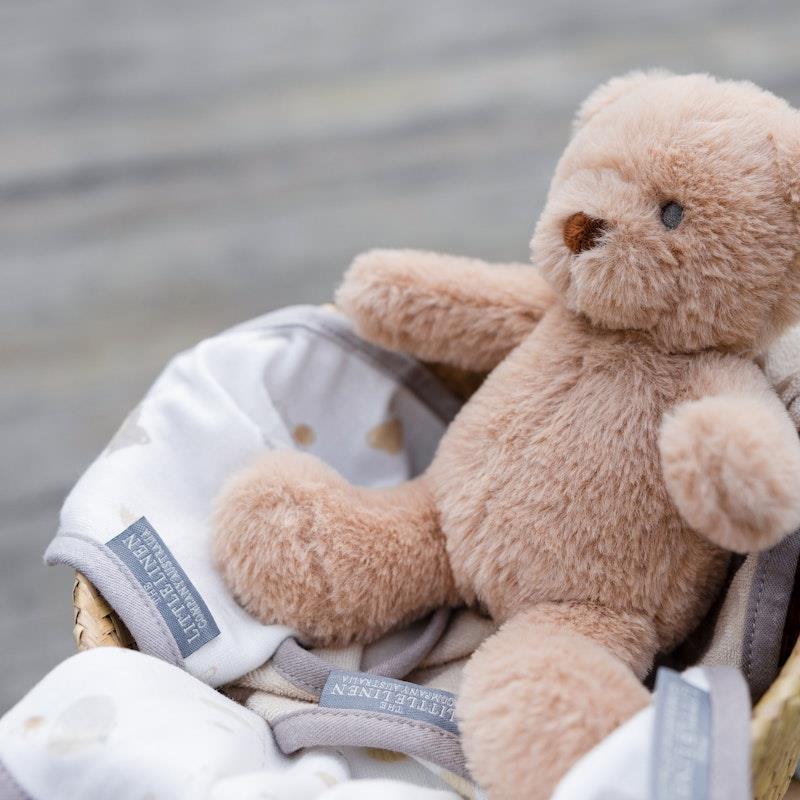 Load image into Gallery viewer, The Little Linen Company Plush Toy &amp; Washers Nectar Bear

