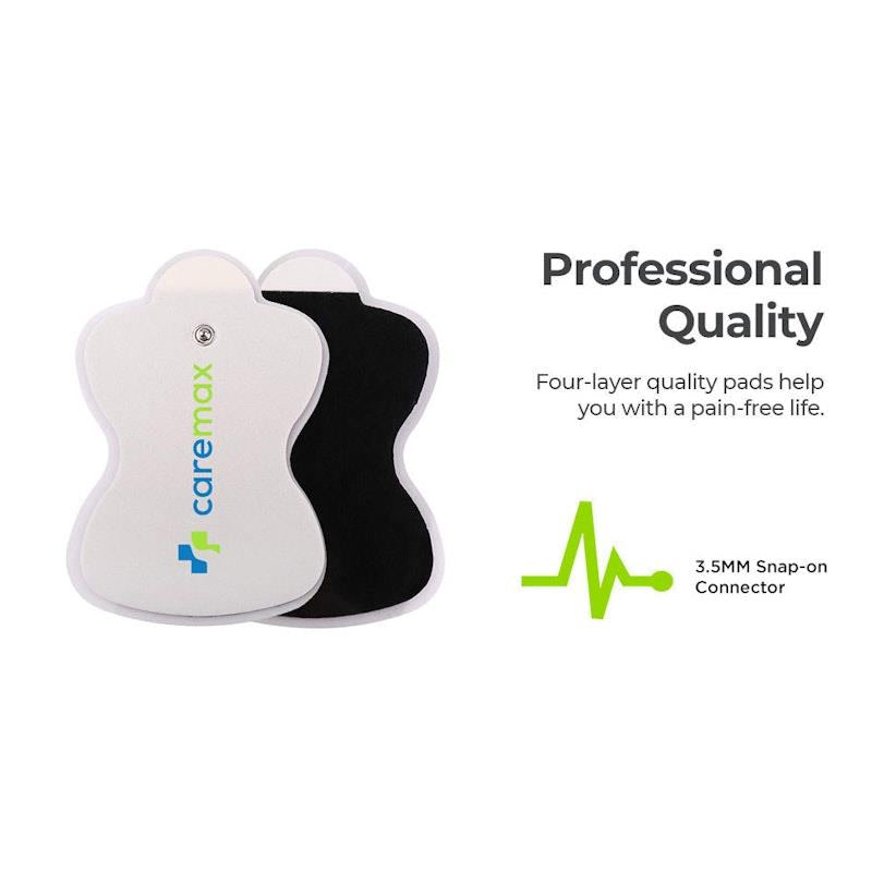 Load image into Gallery viewer, Caremax 8(cm) X 5.5(cm) TENS Electrode Pads (Press Stud) 5Pack
