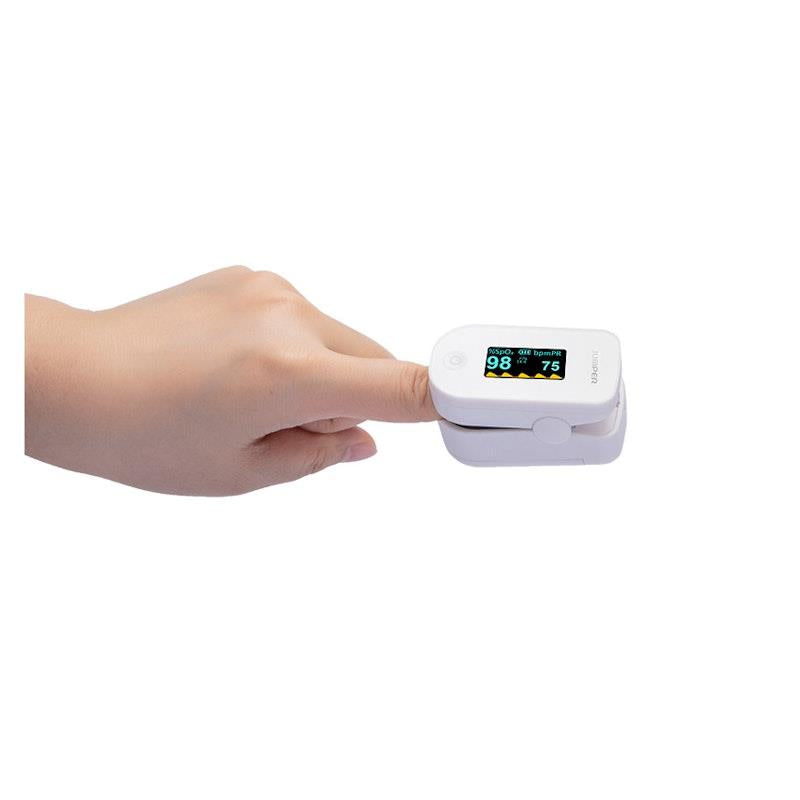 Load image into Gallery viewer, Jumper Finger Pulse Oximeter with Alarm Feature &amp; Perfusion Index 1Unit
