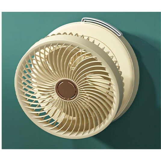 Living Today USB Rechargeable Auto Oscillation Tilt Adjustable Cordless Fan with Remote Control 1Unit