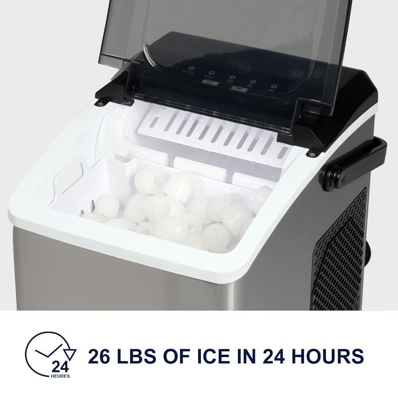Load image into Gallery viewer, Koolatron 12kg Ice Maker Stainless Steel
