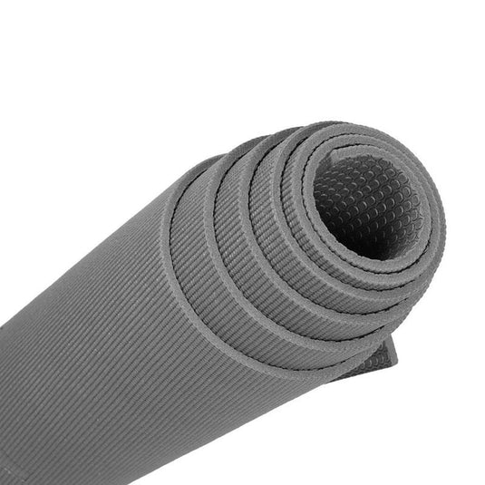 Centra Yoga Mat Non Slip 5mm Exercise Padded Fitness Sports Workout Mat - Grey 1pc