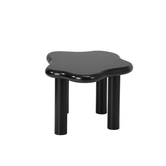 Oikiture Coffee Table Side Tables Sofa Cafe Desk Living Room Irregular Black