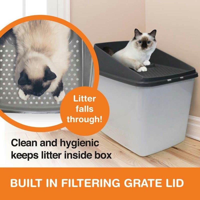 Load image into Gallery viewer, Paws &amp; Claws Hide Away Cat Litter Box 1pc
