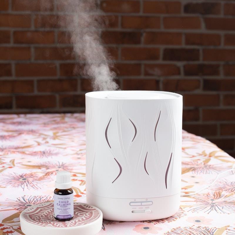 Load image into Gallery viewer, Lively Living Aroma-Cloud Humidifier Diffuser + Oil 1unit
