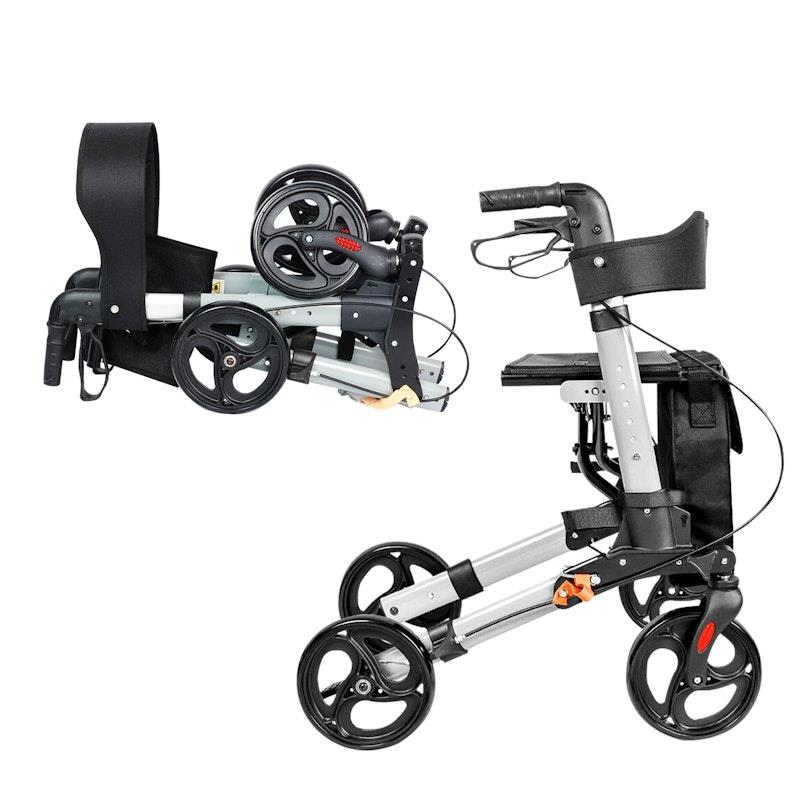 Load image into Gallery viewer, Orthonica Folding Rollator Mobility Aid 4 Wheel Walker

