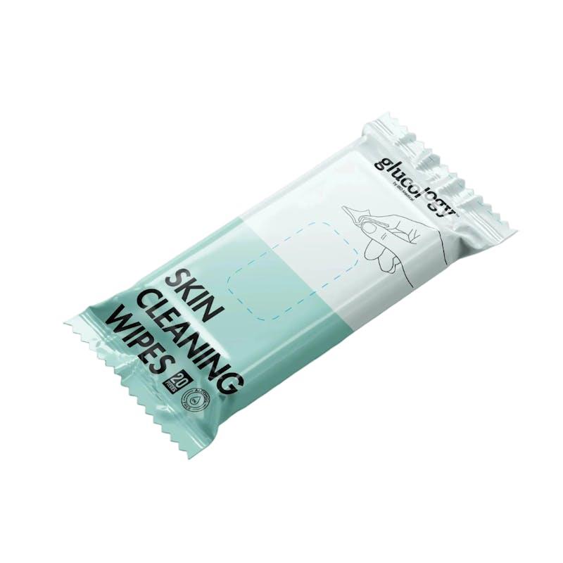 Load image into Gallery viewer, Glucology Alcohol Free Finger Cleaning Wipes 5 Packs of 20 Wipes
